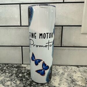 Blue Butterfly Tumbler